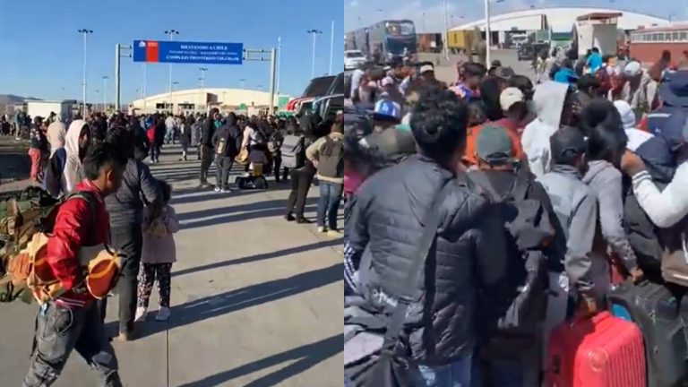 Desórdenes y personas varadas por aumento de flujo en paso fronterizo Colchane