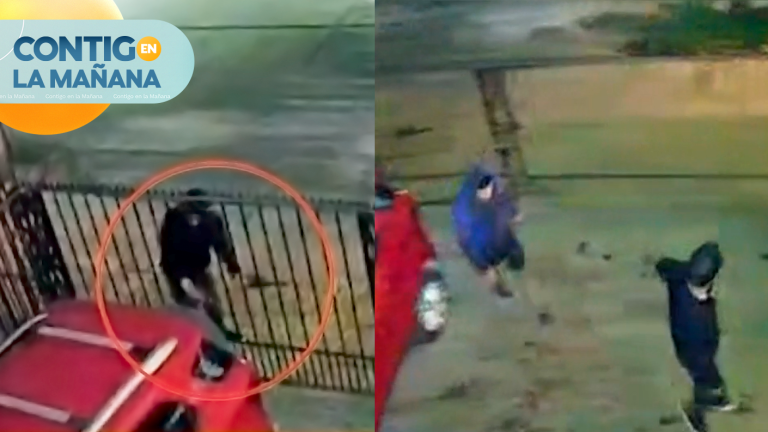 10 minutos de terror: Cámaras registran violento asalto a familia en Ñuñoa