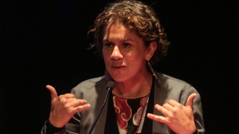 Ministra Maisa Rojas salió a dar explicaciones tras reunión en casa de Pablo Zalaquett