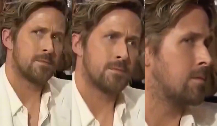 Su cara lo dijo todo: Ryan Gosling se convirtió en meme con su reacción sin filtro