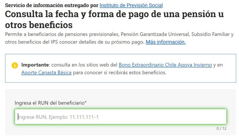 Revisa con tu Rut si tienes por cobrar algún bono de Chile Seguridades y Oportunidades