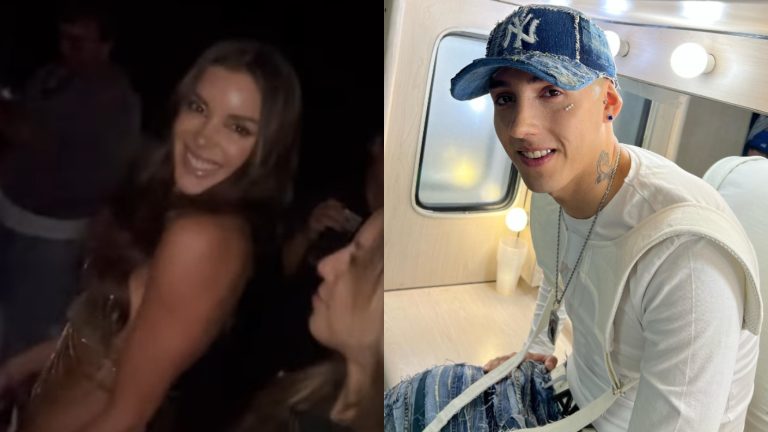 Abrazados y ocupando su cadena: Catalina Vallejos publicó foto junto a Pailita en reconocida fiesta de Viña