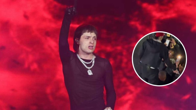 Peso Pluma lanzó botella con agua a fanático durante concierto en Estados Unidos: Registro se volvió viral