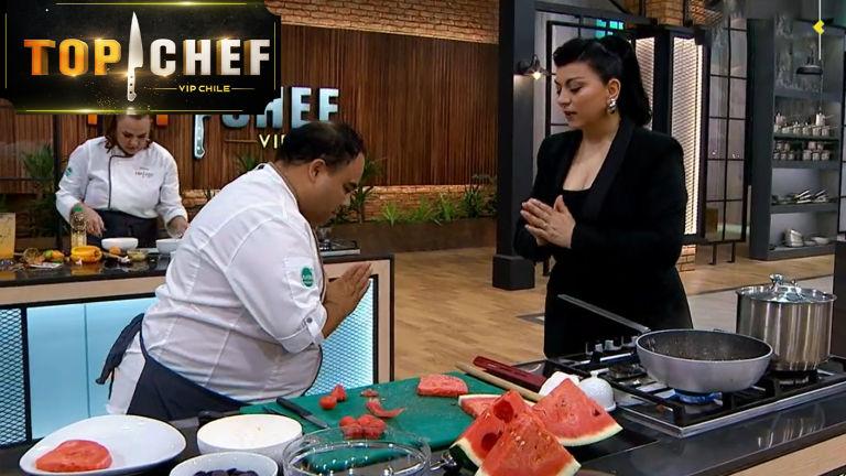 “El Sr. Miyagi de la fruta”: JP Álvarez y chef Fernanda tuvieron inusual sesión de relajación