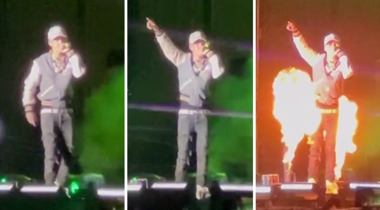 Cris Mj preocupó al recibir ráfaga de fuego durante actuación en Festival de la Sandía de Paine