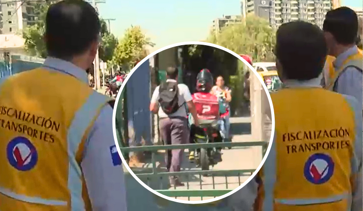 ¡Se escapó! Motociclista evitó fiscalización en pleno despacho en vivo de Contigo en la Mañana