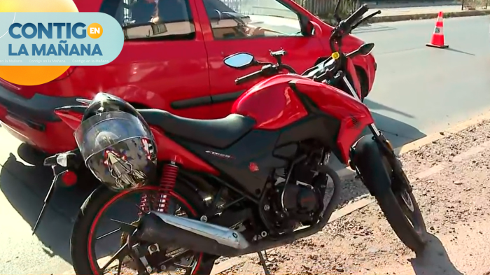 Conductor es detenido por manejar moto con encargo por robo: Tenía patente falsa