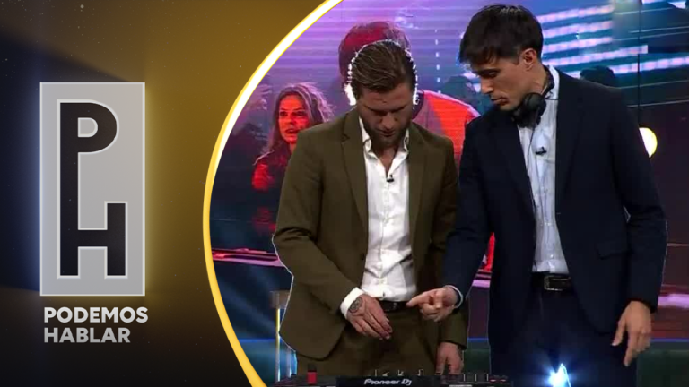 Roberto Cox sorprendió con su talento como DJ de electrónica en Podemos Hablar