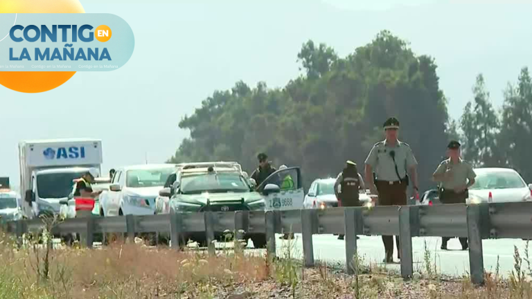 Ambos con impactos de bala: Encuentran dos cuerpos al costado de Autopista Acceso Sur