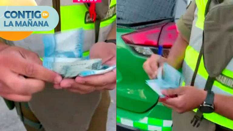 Ofreció $70 mil: Registro muestra nuevo intento de soborno a carabinero