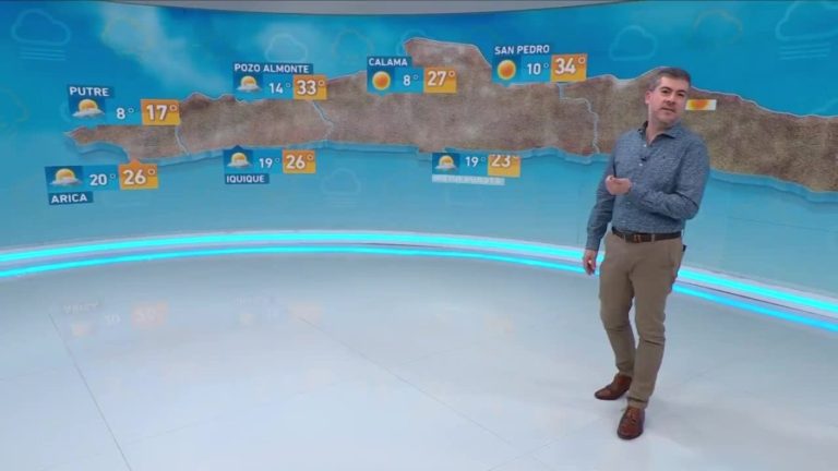 Eduardo Sáez y el informe del tiempo para este martes 16 de enero