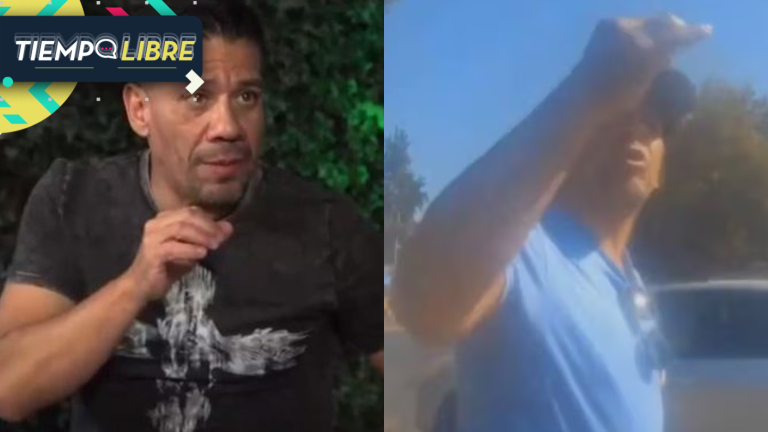 Captan furiosa reacción de DJ Black con ciclista: Locutor sostuvo que video está “fuera de contexto”