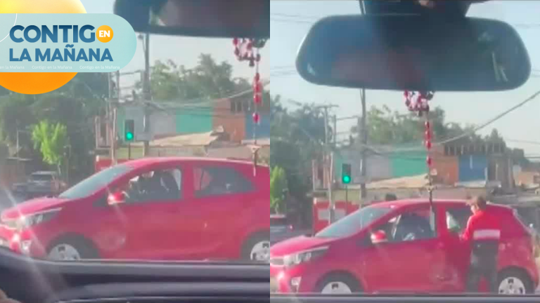 ¡Captado en vivo! Equipo de Contigo en la Mañana fue testigo de intento de encerrona