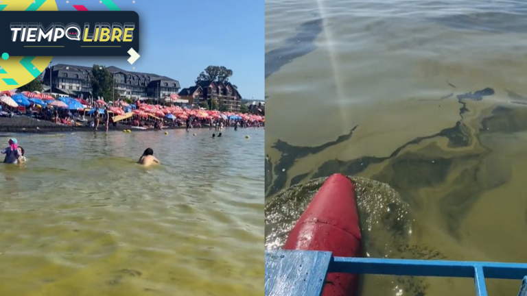 Preocupante registro de contaminación del lago Villarrica se viraliza en TikTok: “Ni el Mapocho…”