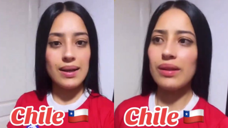 “Todos tienen depresión”: Colombiana se hizo viral con desahogo contra Chile en TikTok