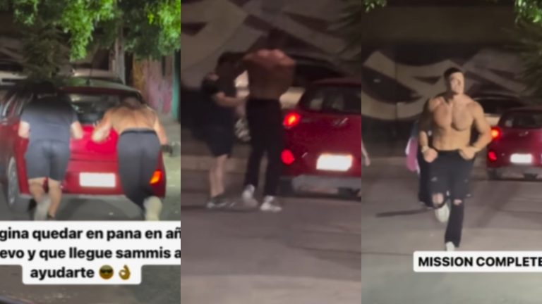 Sammis Reyes recibió lluvia de elogios por ayudar con auto en panne: 