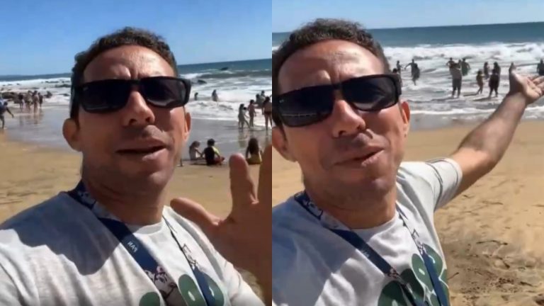 Turista ironizó con el frío del mar chileno y desató polémica: “Playas riquísimas hay en Venezuela”