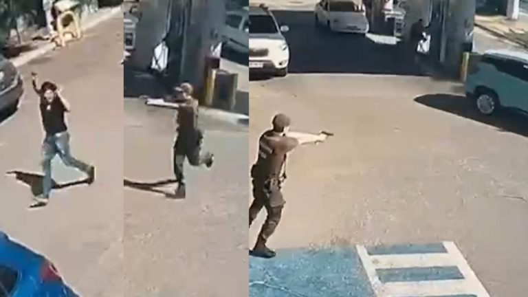 Carabineros frustraron a disparos un asalto en bencinera: Dos adolescentes de 14 años fueron detenidos