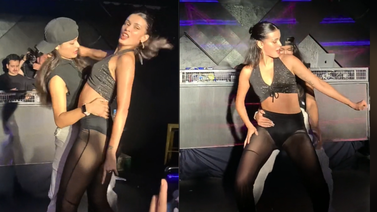 ¡Se lucieron! Graban sensual baile de Cony Capelli y Vivi en disco de Concepción