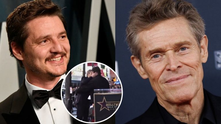 El cariñoso detalle de Pedro Pascal que sorprendió a Willem Dafoe y causó sensación