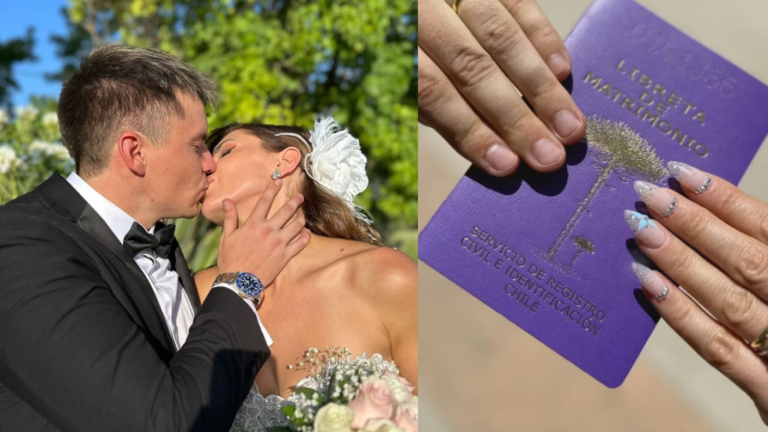 ¡Vivan los novios! Wilma González celebró su matrimonio con Nicolás Seguel con dos looks