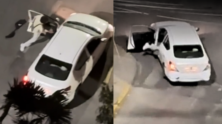 Temeraria acción: Víctima de robo abordó auto de ladrones y recuperó su celular en San Miguel