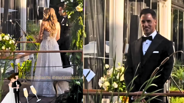 Así fue la fiesta del matrimonio entre Marité Matus y Camilo Huerta: Tuvo especial chascarro