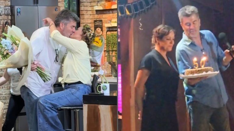 Claudia Conserva cumplió 50 años y Pollo Valdivia la sorprendió en vivo: 