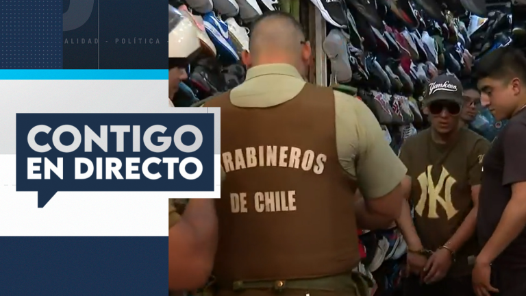 Encuentran rifle y arma blanca en medio de fiscalización de zapatillas falsas