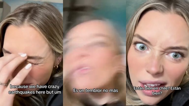 Estadounidense quedó impresionada por temblores en Chile: 