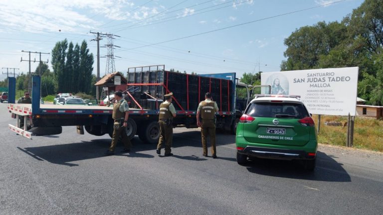 Asalto a camión dejó dos muertos y un herido en Ruta de la Fruta