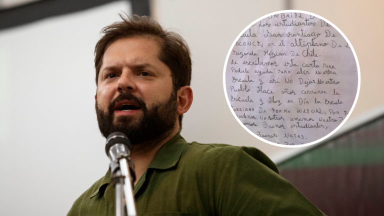 Estudiantes enviaron carta al presidente Boric para reabrir su escuela