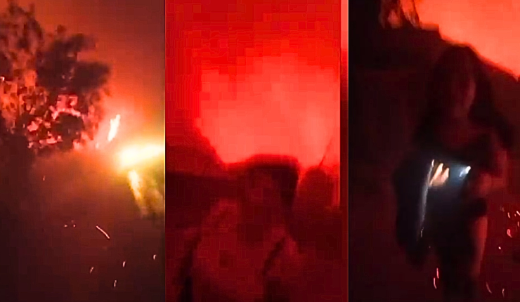 El heroico video de joven que rescató a vecinos en medio del fuego: 