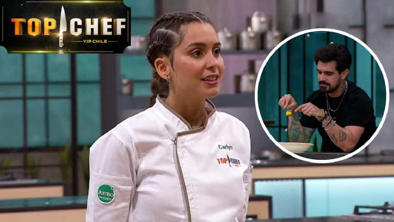 Falló la técnica: Carlyn Romero quedó al debe y presentó un plato crudo