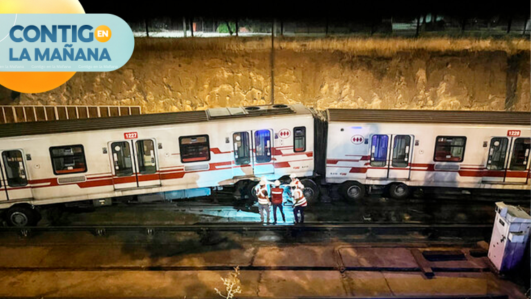 ¡Ruta cortada! Metro suspendió parcialmente servicio de Línea 1 por descarrilamiento de tren