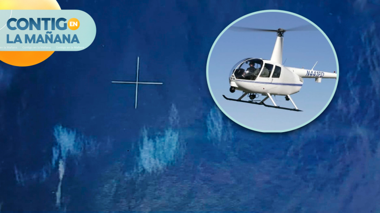 Exclusivo: Captan imagen aérea de posible helicóptero de Sebastián Piñera