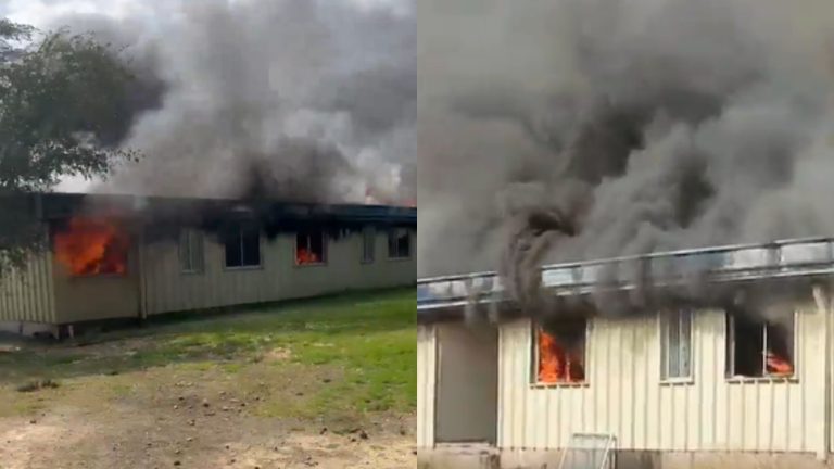 Incendio de gran magnitud afectó a Brigada de Operaciones Especiales del Ejército en Colina