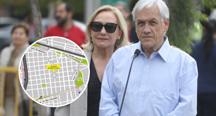 Funeral de Estado de Sebastián Piñera: Revisa los desvíos de tránsito en Santiago