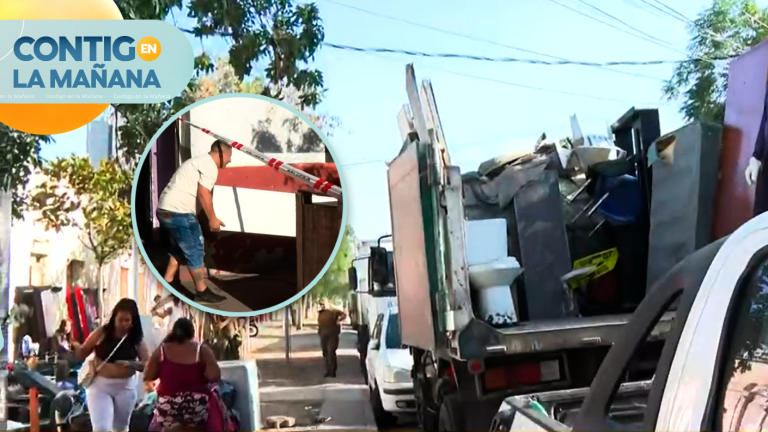 Gran operativo de desalojo total de casa tomada en Santiago Centro