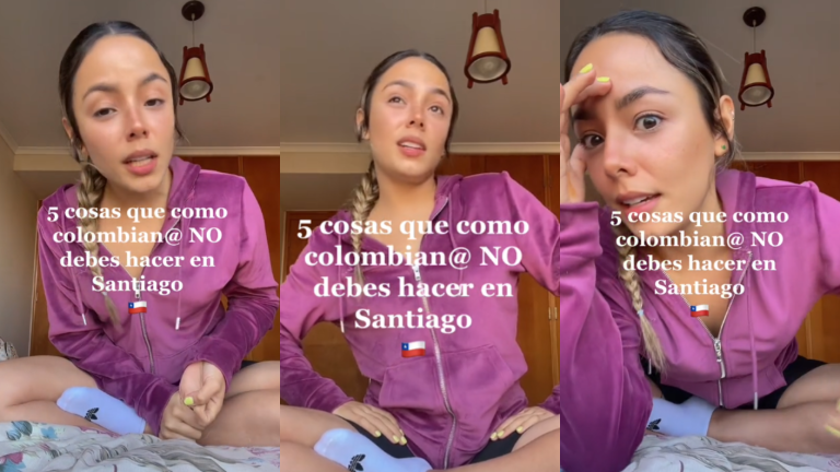 “Me hizo sufrir”: Colombiana confesó en TikTok las 5 cosas que recomienda NO hacer en Santiago