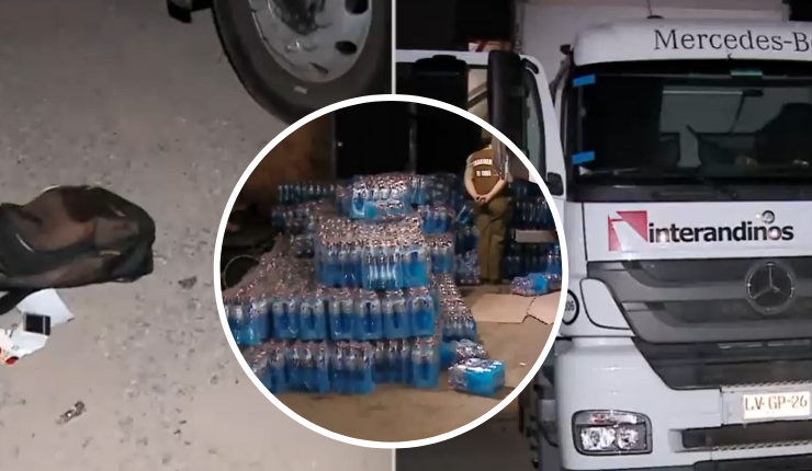 Secuestraron a conductor de camión tras robo que terminó en Maipú: Se llevaron bebidas isotónicas