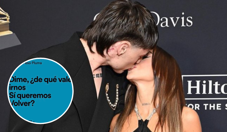 Las indirectas publicaciones de Peso Pluma tras quiebre con Nicki Nicole: 