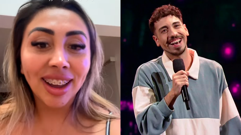 Naya Fácil reaccionó a rutina de Diego Urrutia en Juntos Chile se Levanta: “Se me erizó la piel”