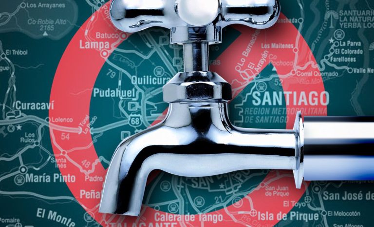 Corte de agua en la RM: Revisa el mapa de las comunas que se quedarán sin servicio