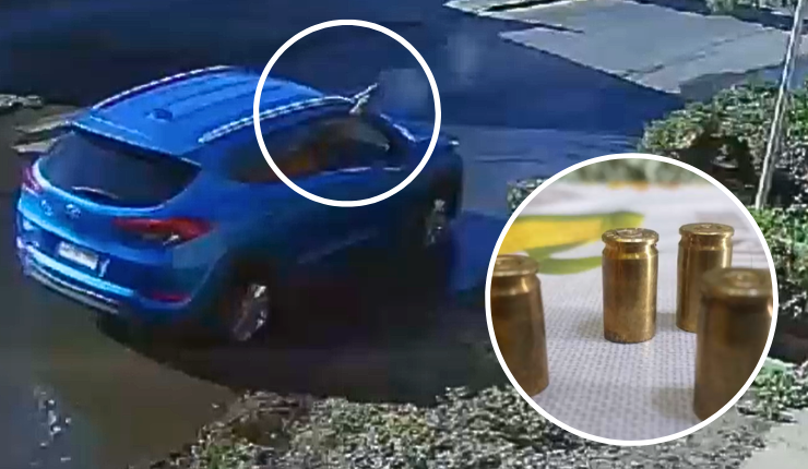 Autores impunes: Impactante video de balacera contra vivienda en Quinta Normal