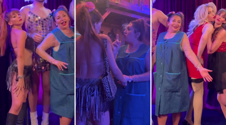 Así fue el debut de Pincoya en su primera obra de teatro: 