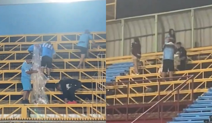 Digno de aplausos: Hinchas de Iquique se quedaron a limpiar el estadio tras triunfazo ante Audax Italiano