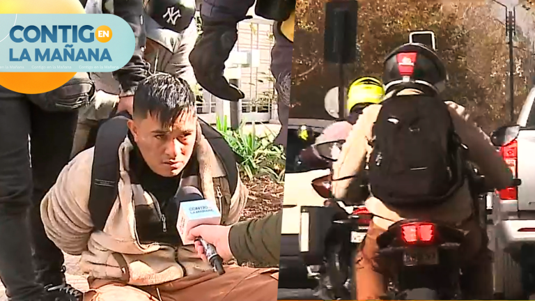 La caída de “El duque del lanzazo”: Motochorro acechaba víctimas en Providencia