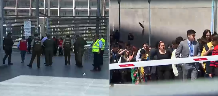 Centro de Justicia fue evacuado tras presunto aviso de bomba: Carabineros descartó artefacto explosivo