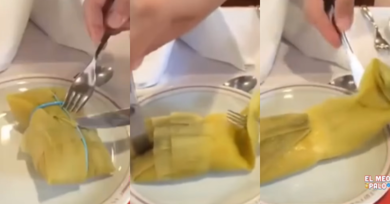 Debate nacional: Viral muestra particular técnica para abrir humitas y desató reacciones